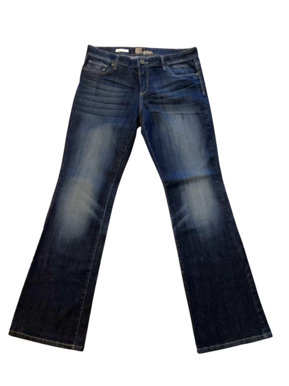 Kut from the Kloth Women's Farrah Baby Boot Cut Denim jeans Size 10-33X33 Nice